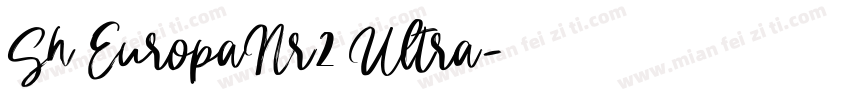 Sh EuropaNr2 Ultra字体转换